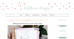 Desktop Screenshot of dahlhouse-designs.com